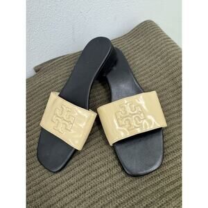 Tory Burch leather slide sandal size 8m (sh100thrifty